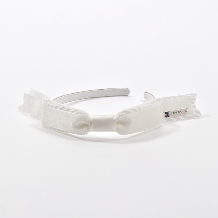 【日本製】サテンオーガンジーリボンカチューシャ | BeBe | 詳細画像10 