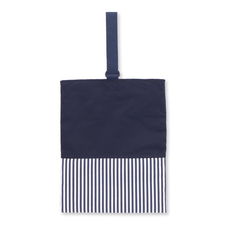 ストライプ切り替えシューズバッグ | BeBe | 詳細画像2 