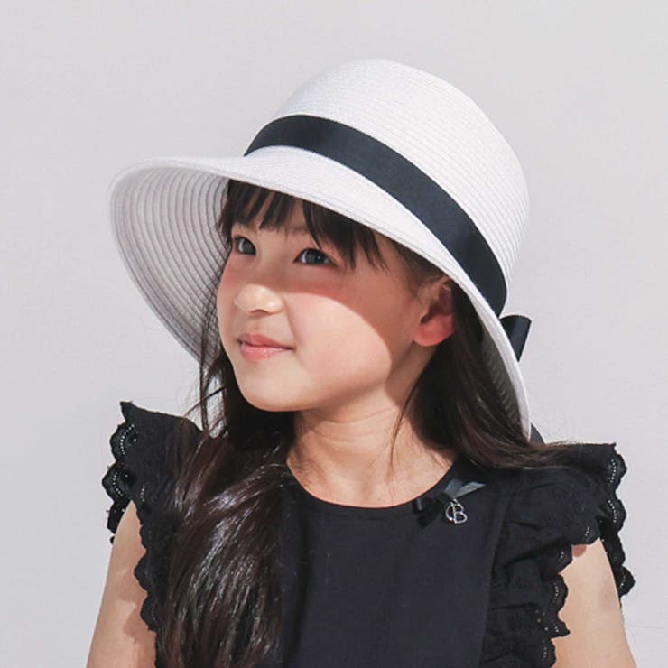 【アジャスター付】ペーパーブレードロゴリボンハット(48~56cm) | BeBe | 詳細画像4 
