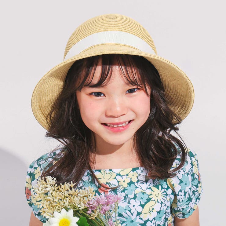 【アジャスター付】ペーパーブレードロゴリボンハット(48~56cm) | BeBe | 詳細画像7 