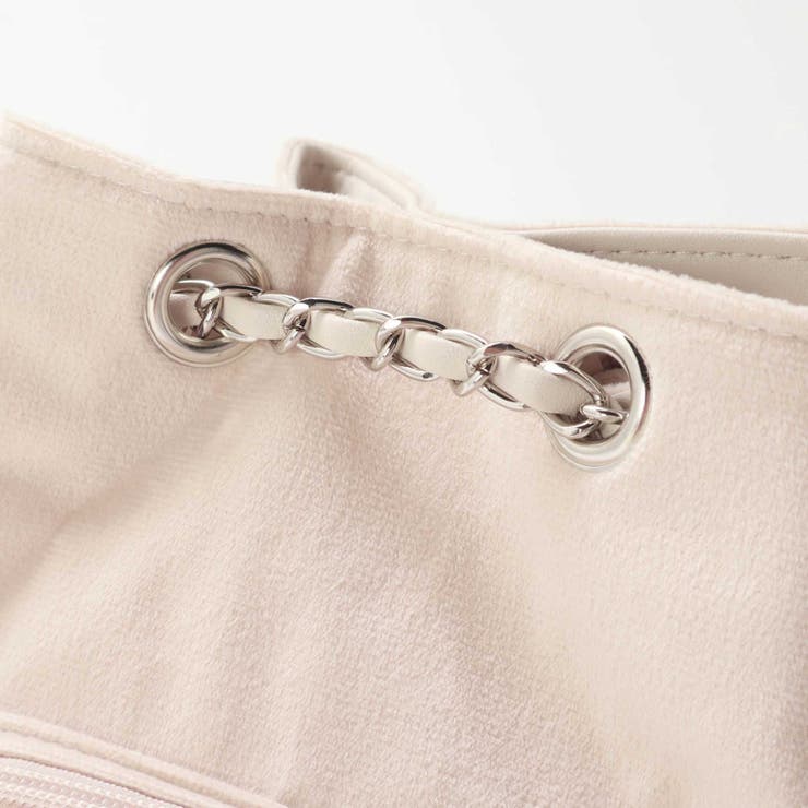 キルティングベロア2wayバケットバッグ | BeBe | 詳細画像10 