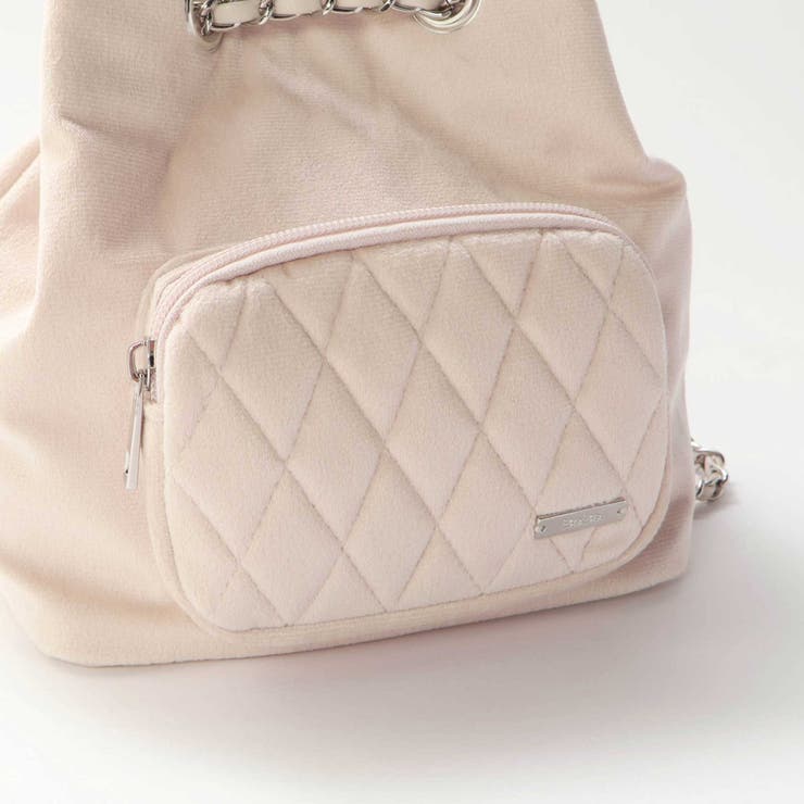 キルティングベロア2wayバケットバッグ | BeBe | 詳細画像11 