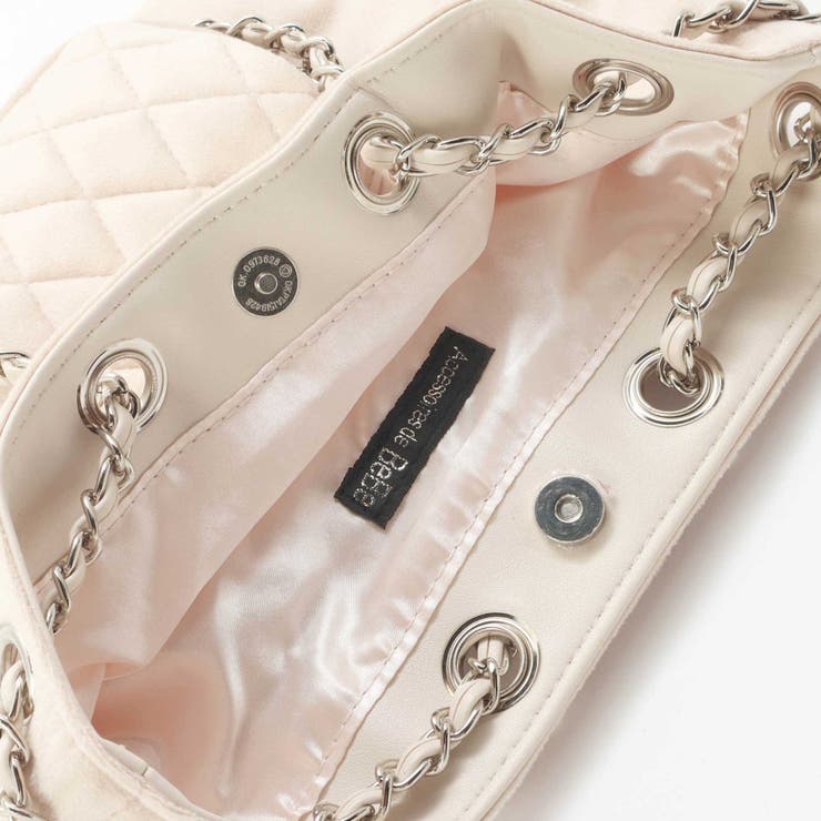 キルティングベロア2wayバケットバッグ | BeBe | 詳細画像16 