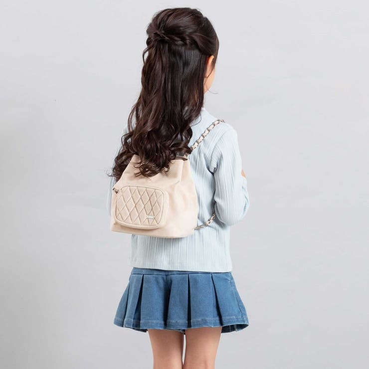 キルティングベロア2wayバケットバッグ | BeBe | 詳細画像2 