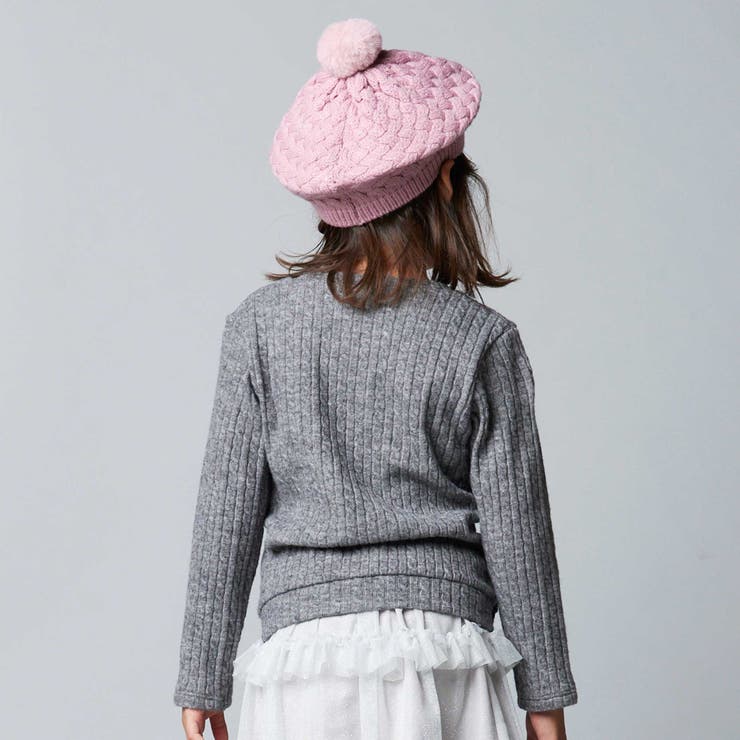【お揃い】ポコポコニットベレー帽 | BeBe | 詳細画像3 
