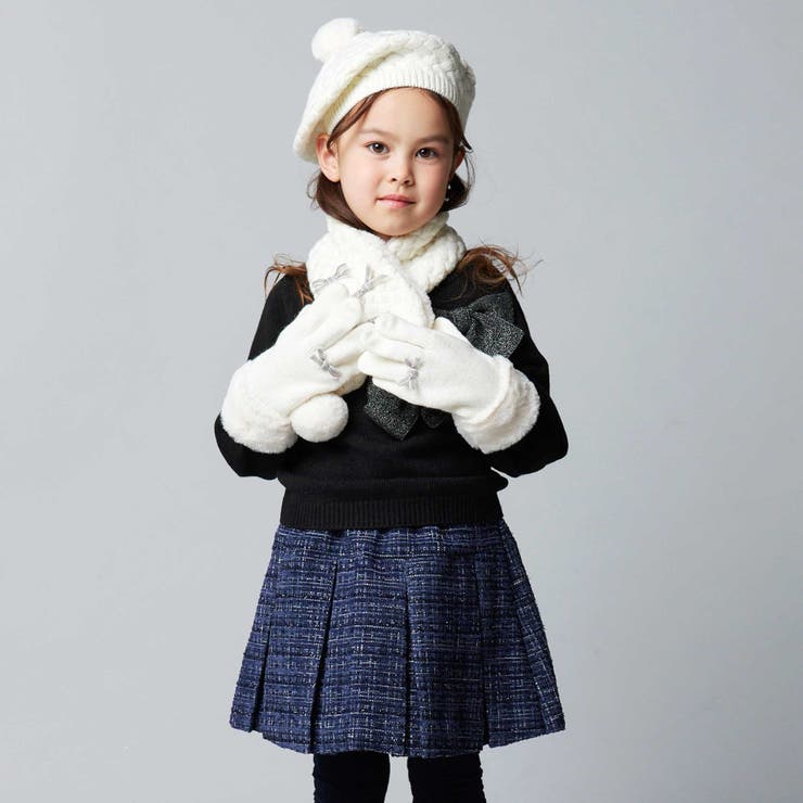 【お揃い】ポコポコニットベレー帽 | BeBe | 詳細画像4 