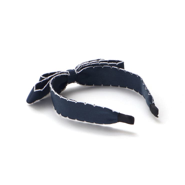 バイカラースカラップリボンカチューシャ | BeBe | 詳細画像5 