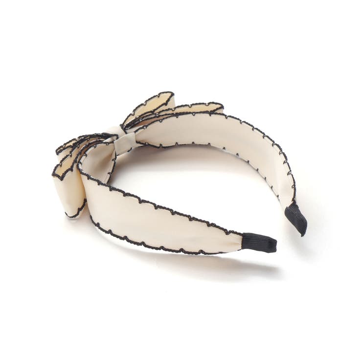 バイカラースカラップリボンカチューシャ | BeBe | 詳細画像8 