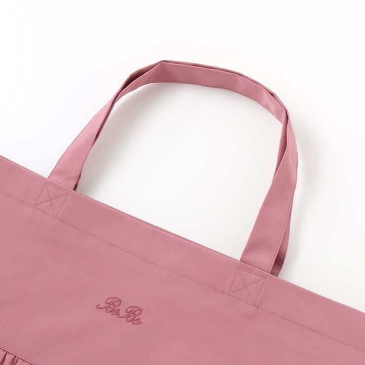 花柄切り替えフリルレッスンバッグ | BeBe | 詳細画像6 