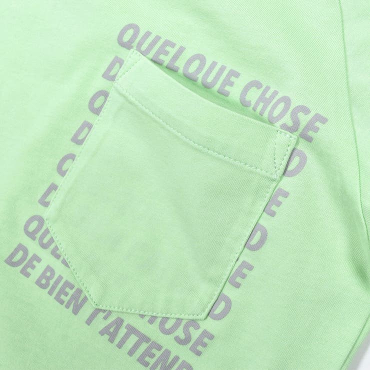 【接触冷感】胸ポケット付きラグランスリーブTシャツ(90~150cm) | BeBe | 詳細画像15 