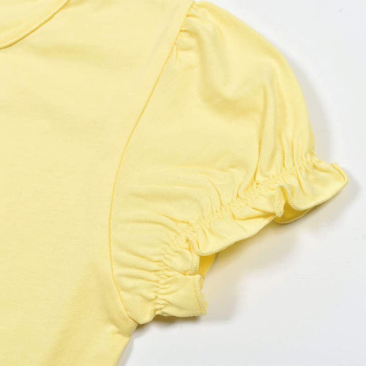 【お揃い】フラワーリボンパフスリーブTシャツ(90~150cm) | BeBe | 詳細画像9 