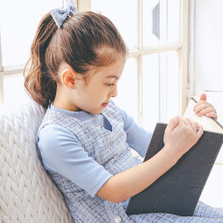 テレコモックネックTシャツ(90~150cm) | BeBe | 詳細画像4 