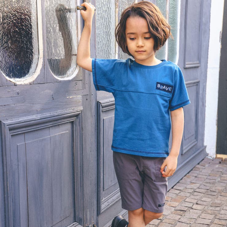 天竺リフレクターロゴBIGTシャツ(90~150cm) | BeBe | 詳細画像5 