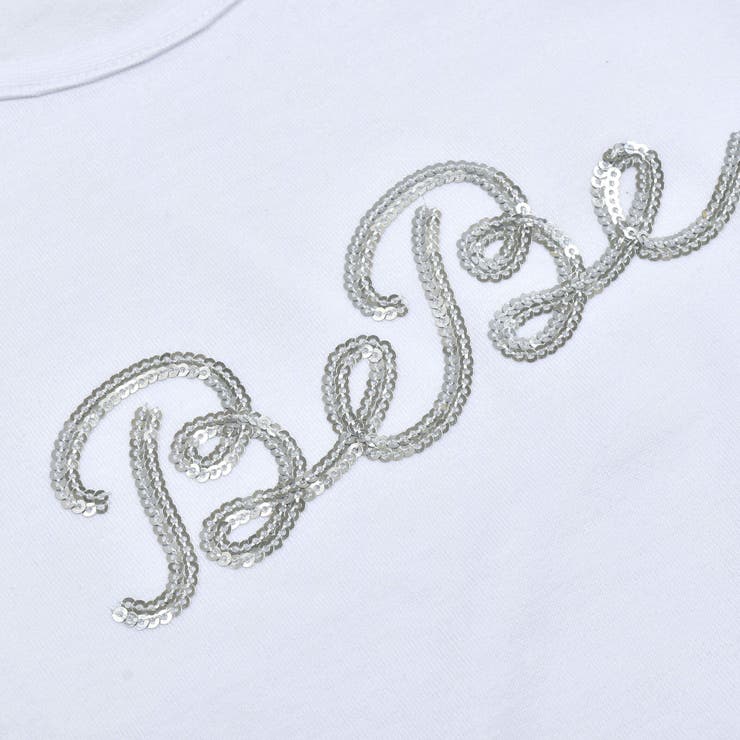 シルバースパンコールロゴフリル袖Tシャツ(100~160cm) | BeBe | 詳細画像16 