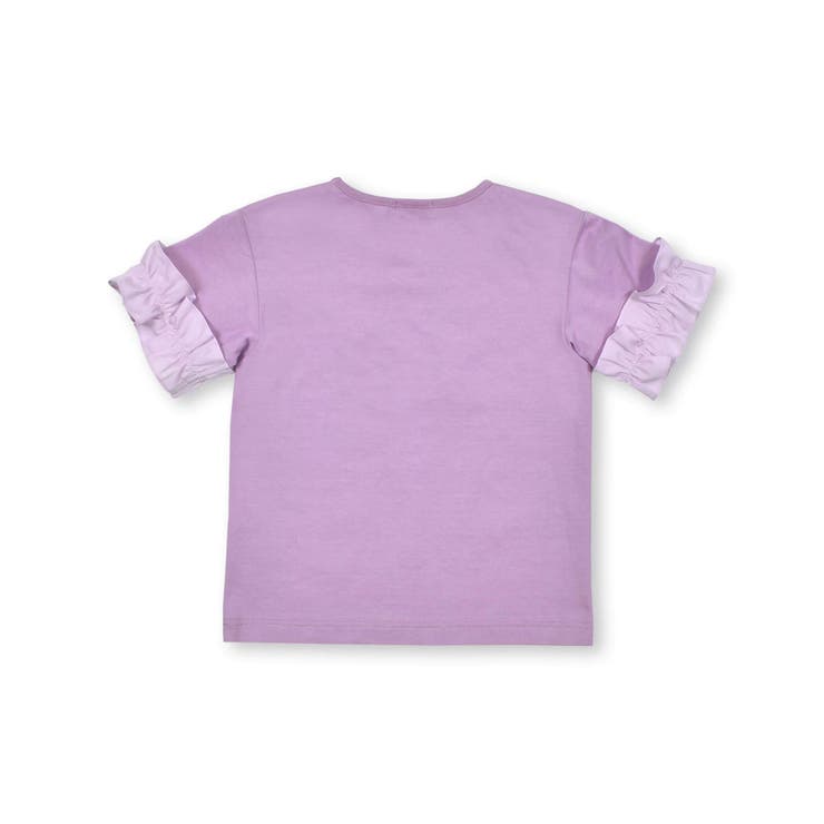 水彩風ちょうちょプリント半袖Tシャツ(90~150cm) | BeBe | 詳細画像6 