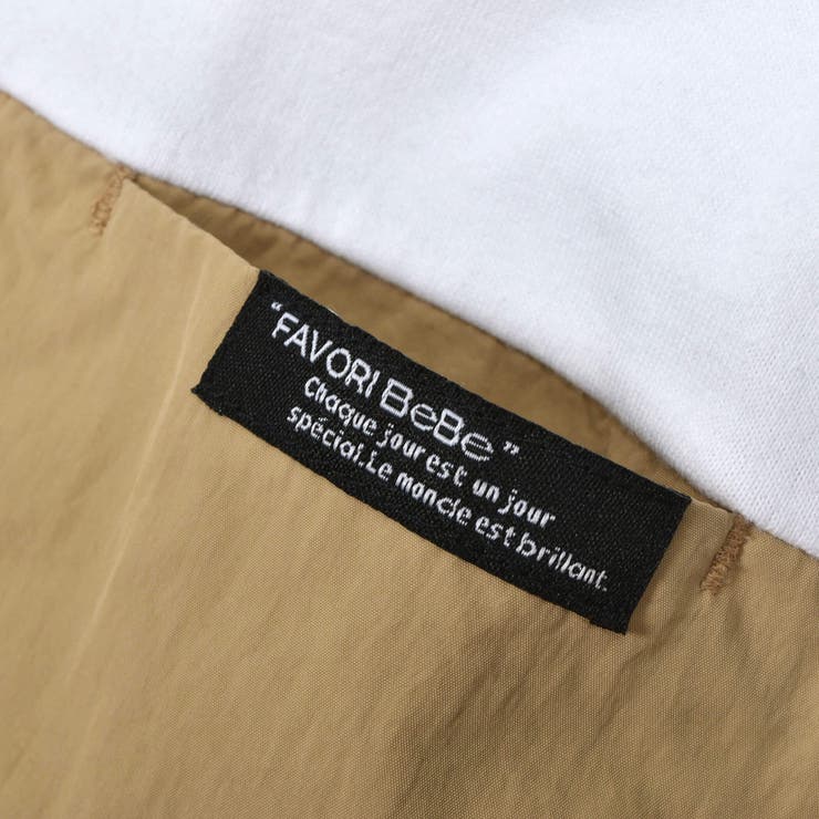 タフタ切り替え発砲プリントマーブルロゴ半袖Tシャツ(90~150cm) | BeBe | 詳細画像11 