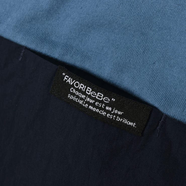 タフタ切り替え発砲プリントマーブルロゴ半袖Tシャツ(90~150cm) | BeBe | 詳細画像20 