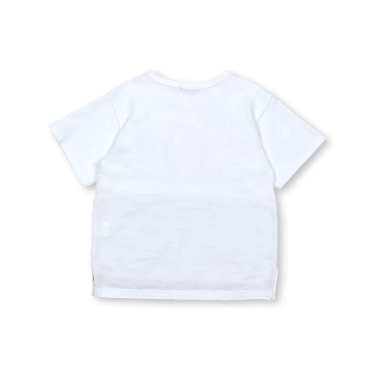 タフタ切り替え発砲プリントマーブルロゴ半袖Tシャツ(90~150cm) | BeBe | 詳細画像6 