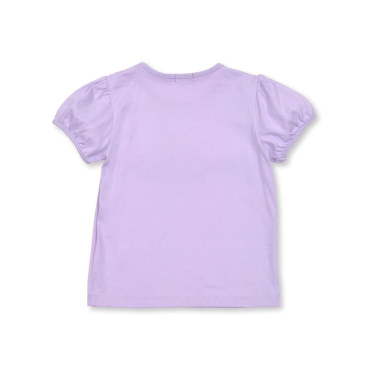 エッフェル塔プリントリボン天竺パフスリーブTシャツ(90~150cm) | BeBe | 詳細画像6 