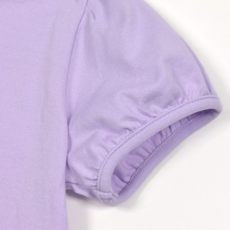 エッフェル塔プリントリボン天竺パフスリーブTシャツ(90~150cm) | BeBe | 詳細画像8 