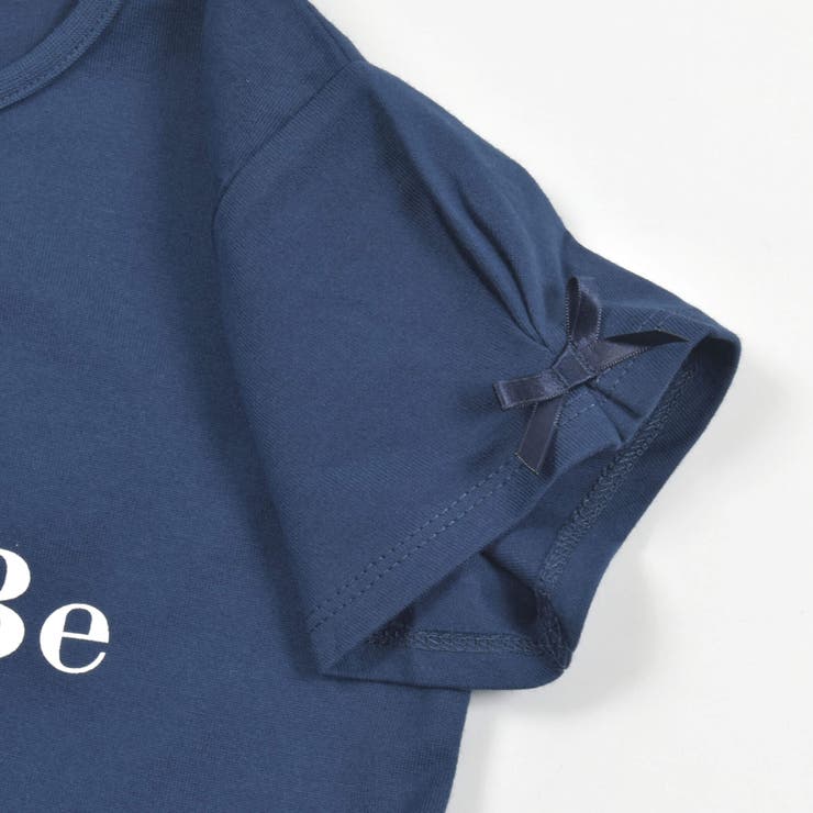 ロゴハート刺しゅう天竺半袖Tシャツ(90~150cm) | BeBe | 詳細画像4 