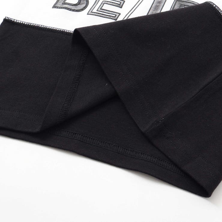 配色ドローイングロゴ天竺長袖Tシャツ(90~160cm) | BeBe | 詳細画像12 