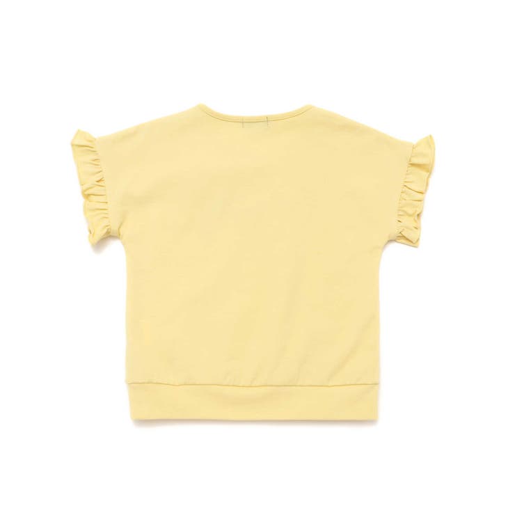 コード刺しゅうロゴ小鳥天竺フレンチスリーブTシャツ(90~160cm) | BeBe | 詳細画像12 