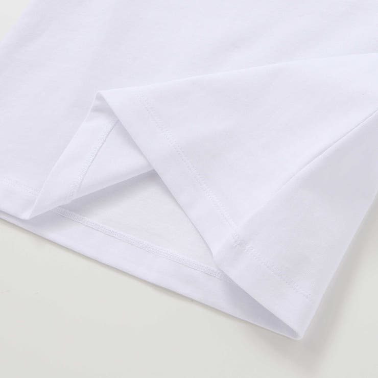 フルールドゥジョワプリントパッチロゴ切り替えTシャツ | BeBe | 詳細画像10 