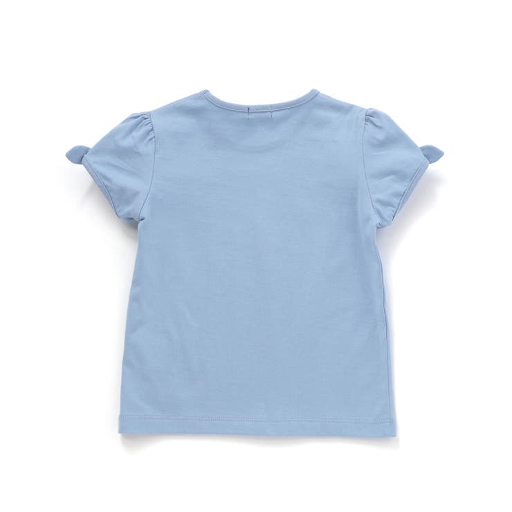 袖リボンフラワープリント天竺半袖Tシャツ(90~160cm) | BeBe | 詳細画像10 