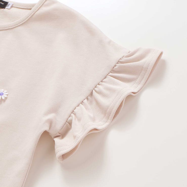 【WEB限定】お花レース星フリル天竺半袖Tシャツ(100~140cm) | BeBe | 詳細画像13 