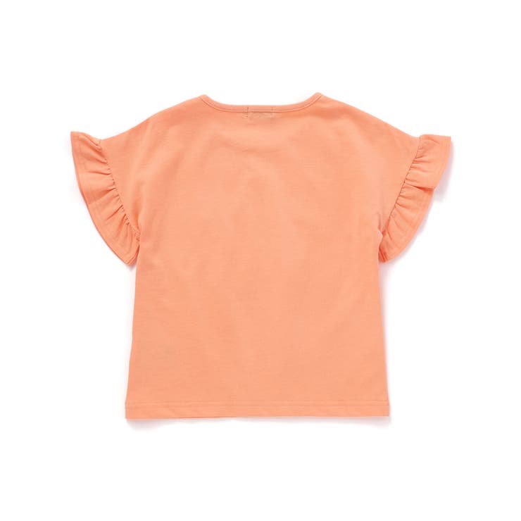 【WEB限定】お花レース星フリル天竺半袖Tシャツ(100~140cm) | BeBe | 詳細画像9 