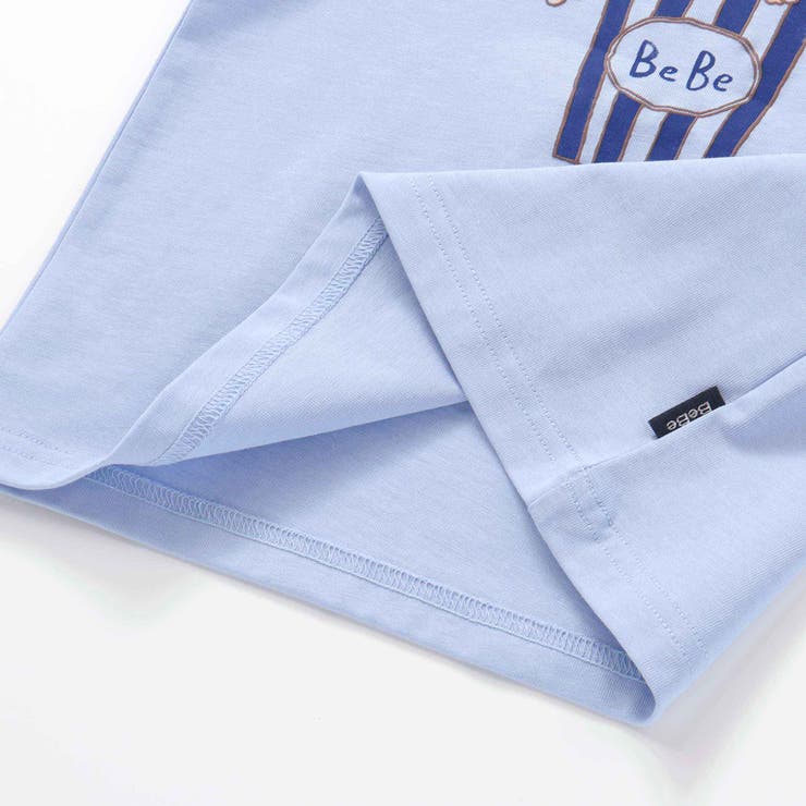 【WEB限定】ポップコーンプリント天竺半袖Tシャツ(100~140cm) | BeBe | 詳細画像14 