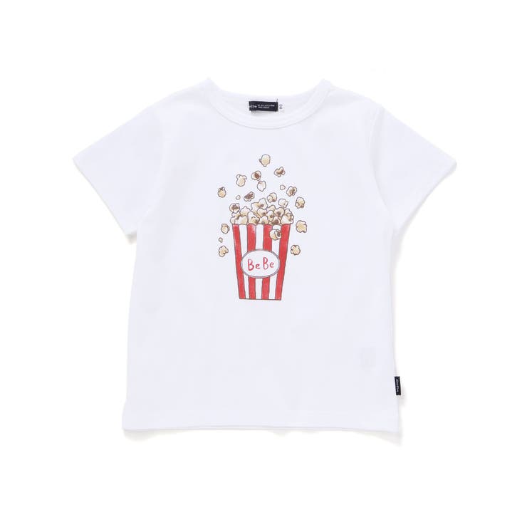 【WEB限定】ポップコーンプリント天竺半袖Tシャツ(100~140cm) | BeBe | 詳細画像6 