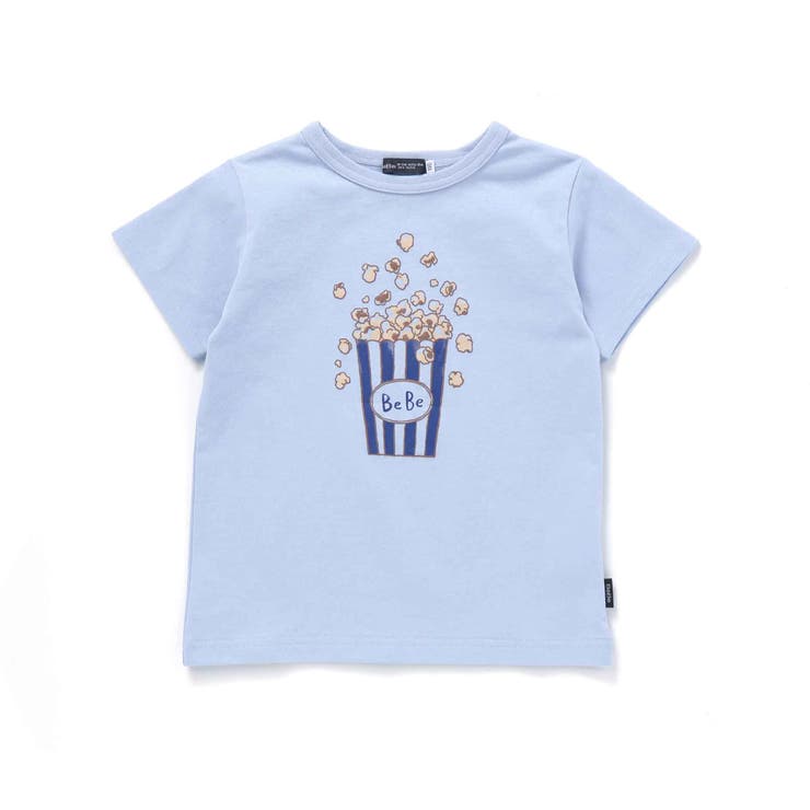 【WEB限定】ポップコーンプリント天竺半袖Tシャツ(100~140cm) | BeBe | 詳細画像8 