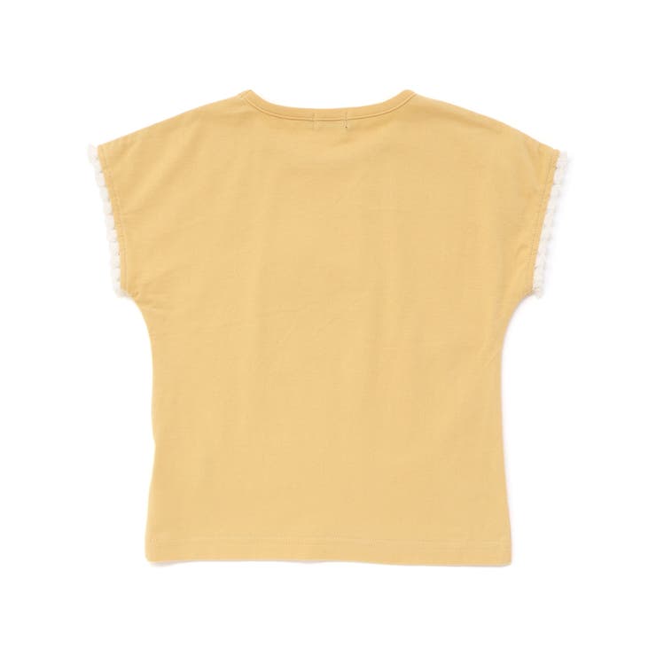 立体オレンジモチーフフリンジ半袖Tシャツ(90~150cm) | BeBe | 詳細画像12 