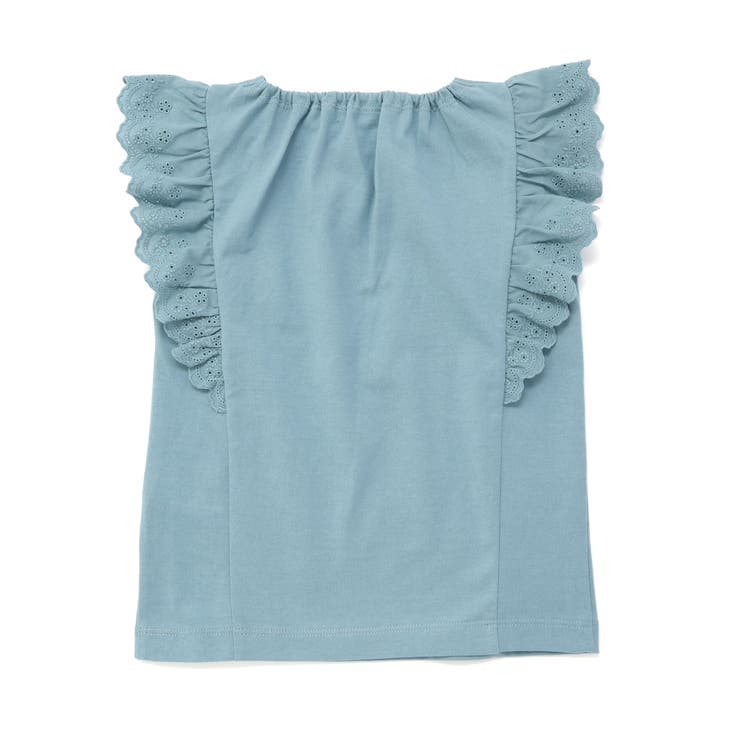 肩フリルレース天竺ノースリーブTシャツ(90~150cm) | BeBe | 詳細画像11 