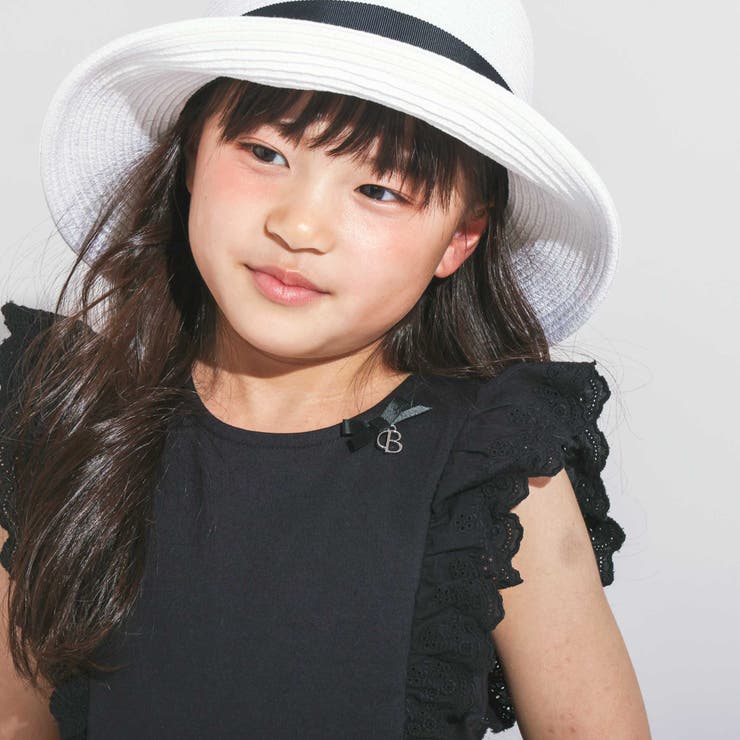 肩フリルレース天竺ノースリーブTシャツ(90~150cm) | BeBe | 詳細画像6 