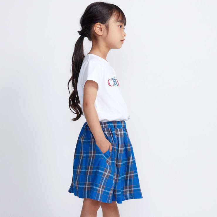 ロゴパッチ刺しゅう半袖Tシャツ | BeBe | 詳細画像6 