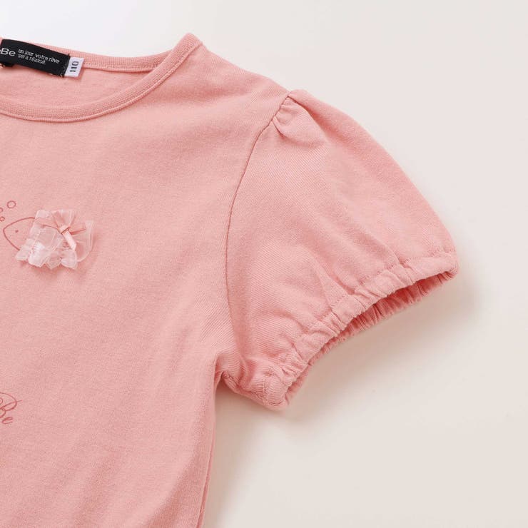 【 速乾 】フリルおさかなモチーフ天竺パフスリーブTシャツ(90~150cm) | BeBe | 詳細画像13 
