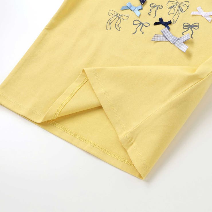 リボンいっぱい半袖天竺Tシャツ(90~150cm) | BeBe | 詳細画像11 