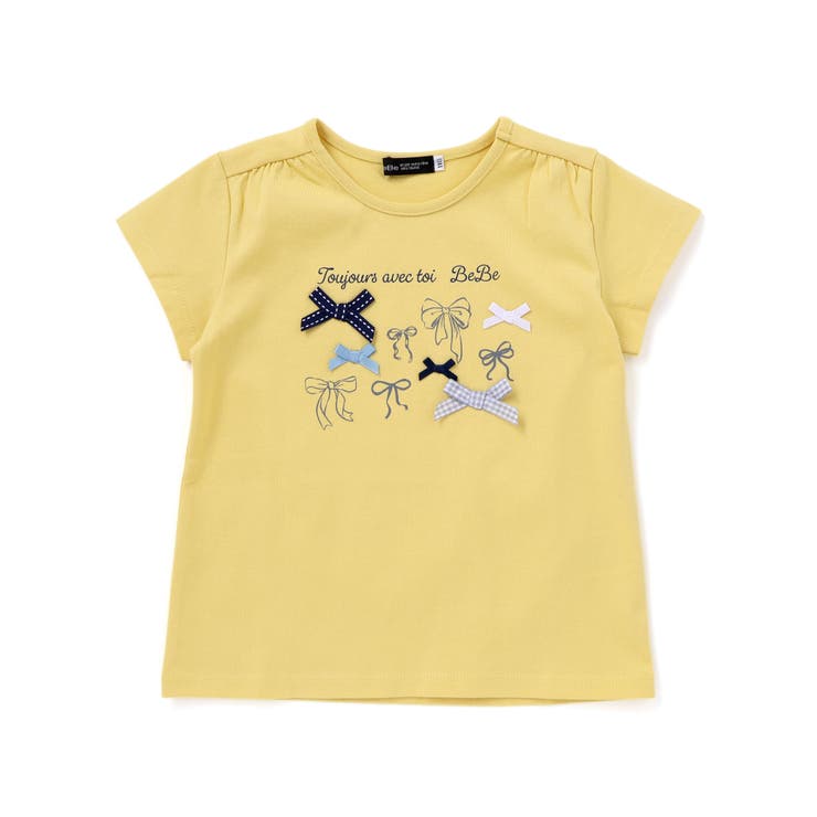 リボンいっぱい半袖天竺Tシャツ(90~150cm) | BeBe | 詳細画像5 
