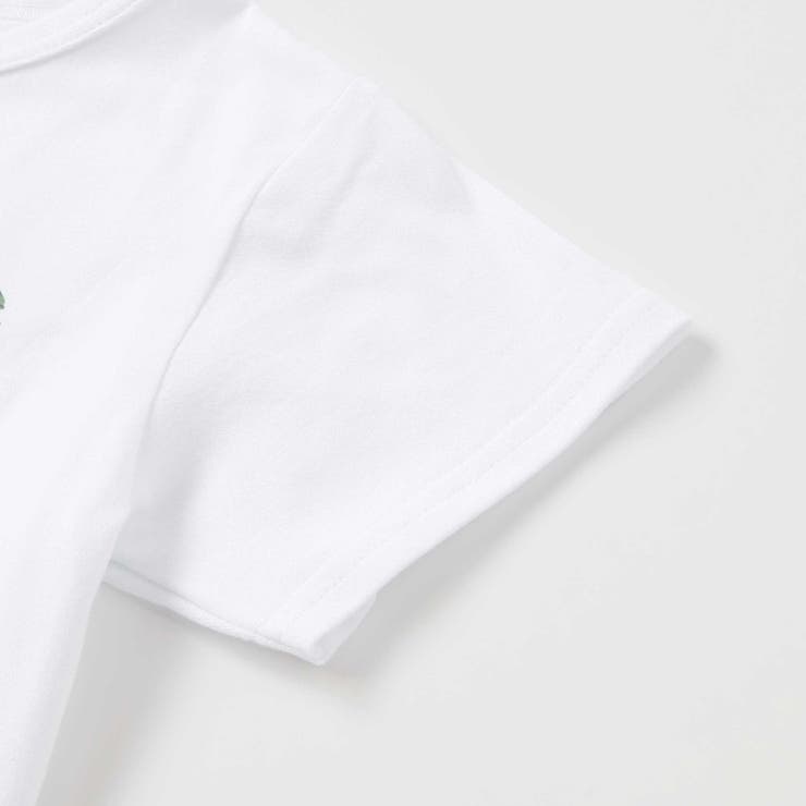PARISチェックロゴレイヤード風天竺半袖Tシャツ(90~150cm) | BeBe | 詳細画像12 