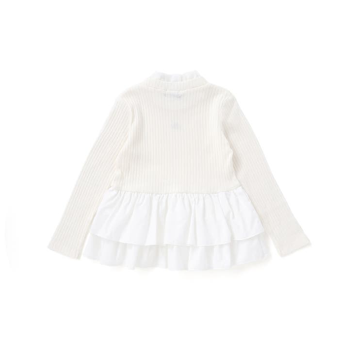 ペプラムフリル切替テレコプルオーバー(90~150cm) | BeBe | 詳細画像9 