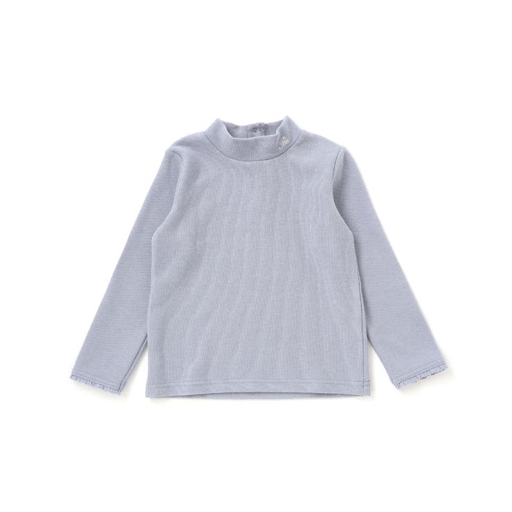 ブルー | 起毛テレコハイネック長袖Tシャツ(90~150cm) | BeBe