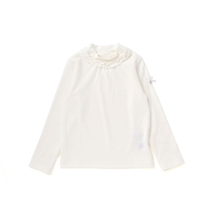 【日本製】ミップスウェードフリルハイネックTシャツ(80~150cm) | BeBe | 詳細画像12 