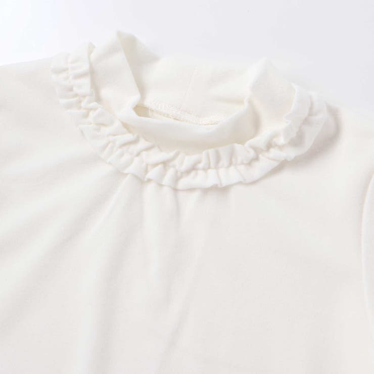 【日本製】ミップスウェードフリルハイネックTシャツ(80~150cm) | BeBe | 詳細画像14 