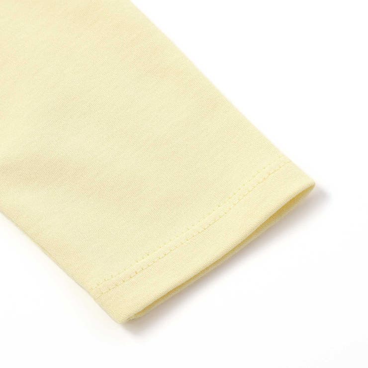 フラワーロゴ刺しゅうスカラップスムース長袖Tシャツ(90~150cm) | BeBe | 詳細画像10 