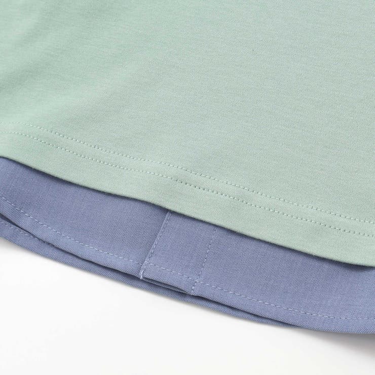 エッフェル塔プリントレイヤード風スムース長袖Tシャツ(90~150cm) | BeBe | 詳細画像13 