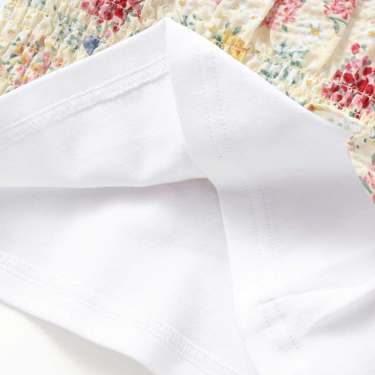 【お揃い】リップルマルシェフラワービスチェドッキング長袖Tシャツ(90~160c… | BeBe | 詳細画像13 