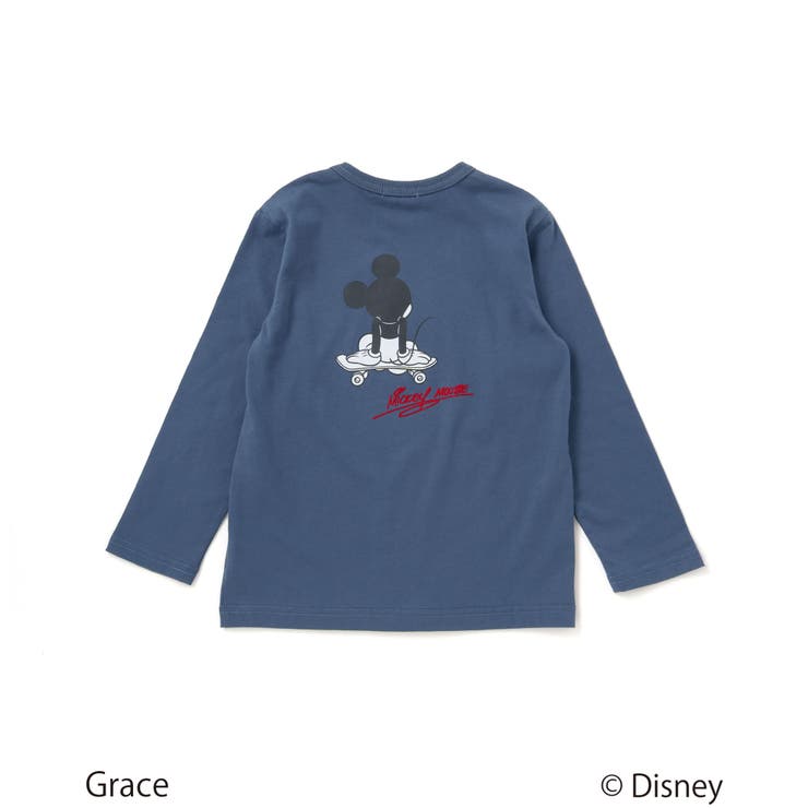 【Disney(ディズニー)】プリント天竺長袖Tシャツ(90~130cm) | BeBe | 詳細画像17 